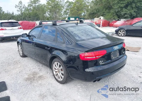 2013 Audi A4 2.0T Premium from USA, damaged, VIN WAUBFAFL8DN045210
